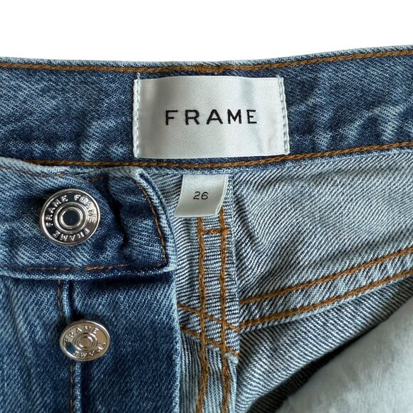 Frame Denim Vertical Straight Leg Jeans in Laurence Size 26 - Picture 8 of 11